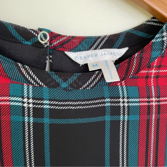 NWT Draper James Mommy Matching Holiday Dress Green Red M 7/8 Long Sleeve - Picture 6 of 8